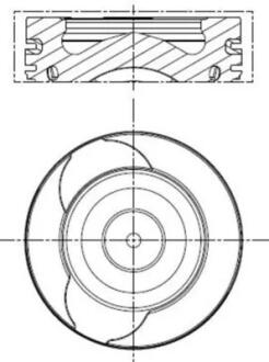 Поршень MAHLE / KNECHT 021 PI 00128 000