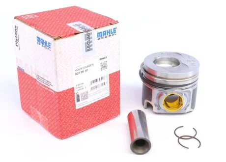 Поршень з кільцями VW 81.01 2.0TDI BPW/BMM/BMP/BSS/BWW/CBHA (CYL 1-2) (MAHLE) MAHLE / KNECHT 028 06 00