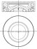 Поршень з кільцями VAG 80.0 1.6TDI 12- (MAHLE) MAHLE / KNECHT 028 PI 00140 002 (фото 1)