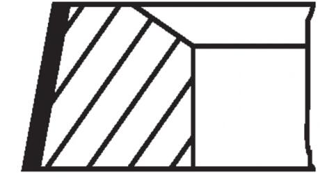 Комплект поршневих кілець MAHLE / KNECHT 028RS101010V0
