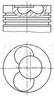 Поршень MAHLE / KNECHT 030 41 02