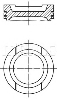 Поршень MAHLE / KNECHT 033 01 01