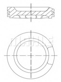 Поршень MAHLE / KNECHT 033 04 02