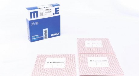 Кільця поршневі (виробн. Mahle) MAHLE / KNECHT 033 16 N2 (фото 1)