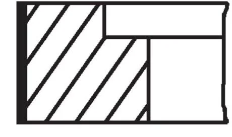Комплект кілець поршневих з 3 шт. MAHLE / KNECHT 034 74 N3