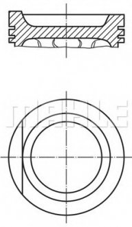 Поршень MAHLE / KNECHT 034 78 02