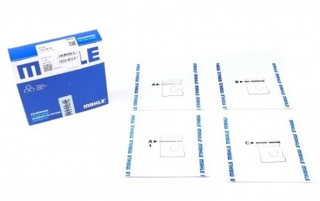 Кільця поршневі (виробн. Mahle) MAHLE / KNECHT 034 89 N2