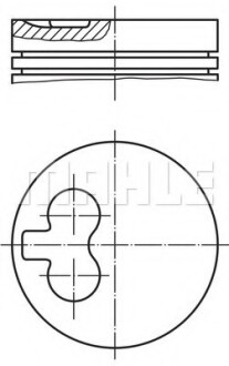 Поршень MAHLE / KNECHT 039 24 01 (фото 1)