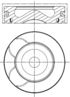 Поршень MAHLE / KNECHT 039 PI 00128 002