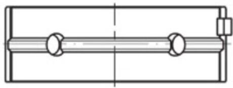 Вкладиші корінні з полімерним покриттям (пара) STD HL BMW N47/N57 (4)(6) (Mahle) MAHLE / KNECHT 081 HL 21839 000