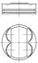 Поршень MAHLE / KNECHT 081 PI 00107 002 (фото 1)