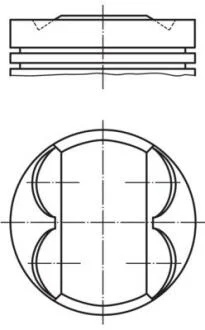 Поршень MAHLE / KNECHT 081 PI 00107 002