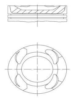 Поршень MAHLE / KNECHT 081 PI 00124 000