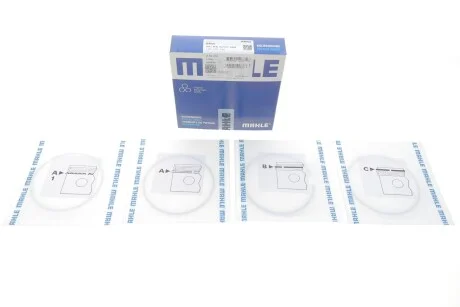 Кiльця поршневi (вир-во Mahle) MAHLE / KNECHT 081 RS 00101 0N0