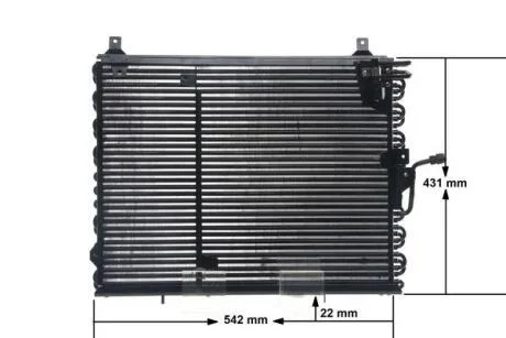 Конденсер кондиціонера MAHLE / KNECHT AC 150 000S