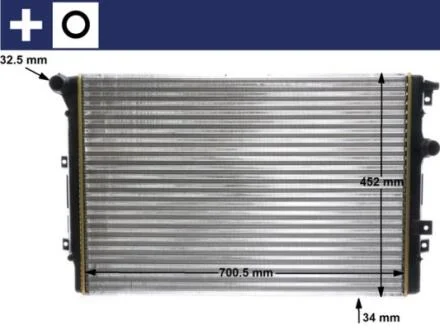 Радіатор охолодження MAHLE / KNECHT CR 2032 000S