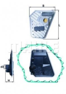 Фільтр гідравлічний MAHLE / KNECHT HX 168D (фото 1)