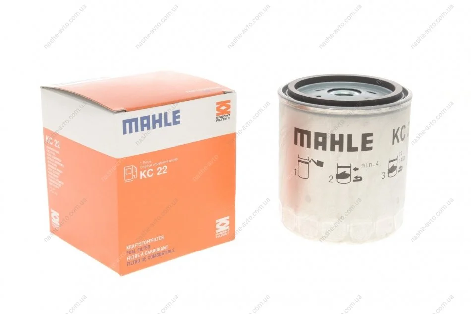 Фильтр топливный MB W123, 207D/209D,307D/309D,407D (Mahle) MAHLE / KNECHT KC22 (фото 1)