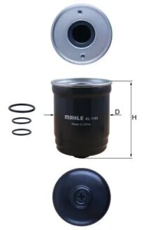 Фільтр паливний MAHLE / KNECHT KL 1193D