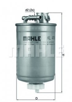 Фільтр паливний MAHLE / KNECHT KL 476D