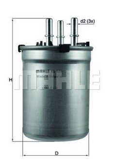 Фільтр паливний MAHLE / KNECHT KL838