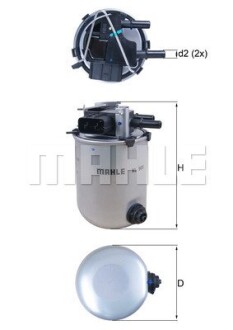 Фільтр паливний MAHLE / KNECHT KL909