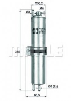 Фільтр палива MAHLE / KNECHT KLH12