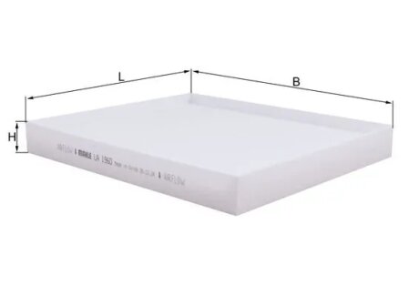 Змінний фільтруючий елемент повітряного фільтра салону MAHLE / KNECHT LA 1960