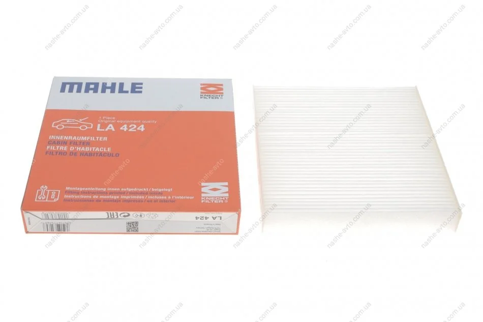 Фільтр салону (вир-во Knecht-mahle) MAHLE / KNECHT LA424 (фото 1)