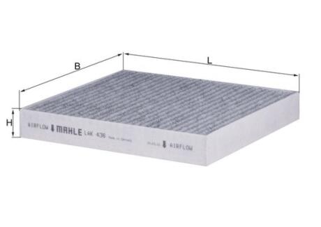 Фільтр салону MAHLE / KNECHT LAK436