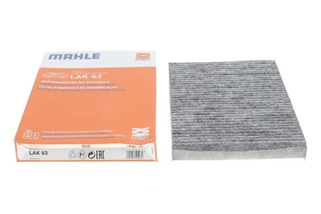 Повітряний фільтр салону MAHLE / KNECHT LAK63