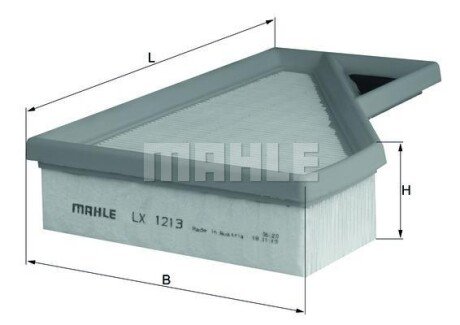 Фільтр повітряний MAHLE / KNECHT LX1213