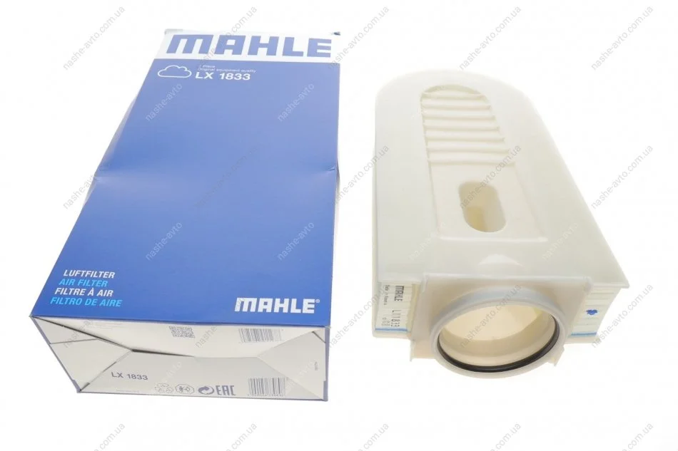 Фільтр воздушний MB 2.2, 2.5 CDi 11- (вир-во Knecht-Mahle) MAHLE / KNECHT LX1833 (фото 1)