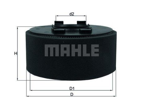 Фільтр повітряний MAHLE / KNECHT LX870