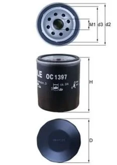 Фільтр масляний MAHLE / KNECHT OC 1397