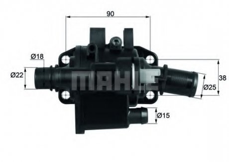 Термостат MAHLE / KNECHT TH 42 83 (фото 1)