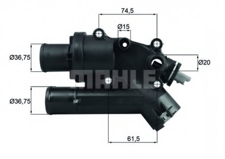 Термостат MAHLE / KNECHT TH 46 83 (фото 1)