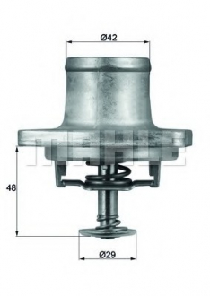 Термостат (Mahle) MAHLE / KNECHT TI 48 80 D