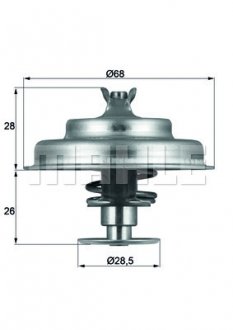 Термостат (Mahle) MAHLE / KNECHT TX 75 80 D