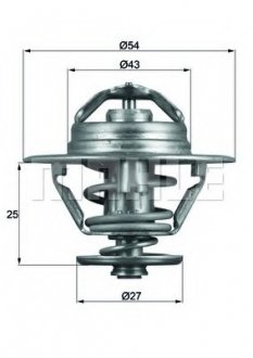 Термостат MAHLE / KNECHT TX 93 83D