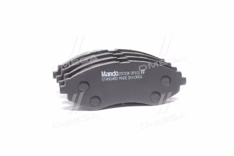 Колодки гальм.дисковi передн. DAEWOO LANOS 1.6 16V (вир-во Mando) MANDO MPD03