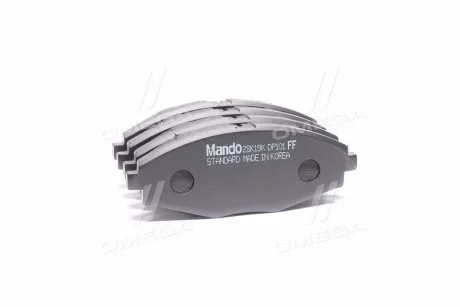 Колодки гальм.дисковi передн. DAEWOO LANOS 1.5 (вир-во Mando) MANDO MPD06