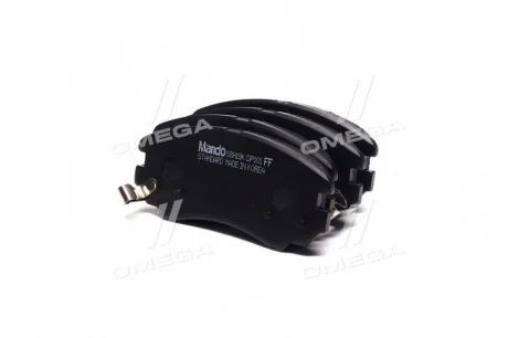Колодки тормозные передние Tucson, Magentis, Elantra 06- MANDO MPH23