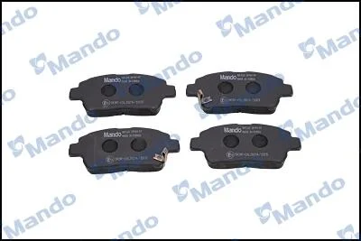 Колодки гальм. (вир-во Mando) MANDO RMPT03