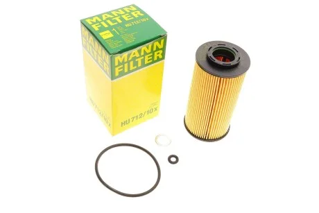 Фильтр масляный вставка 1,1-1,6 CRDI 2005-  MANN HU712/10X