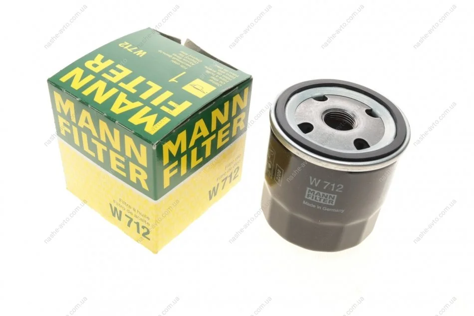 Фільтр масляний (вир-во) MANN W712 (фото 1)