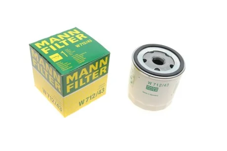 Фільтр масл. (вир-во) MANN W712/43