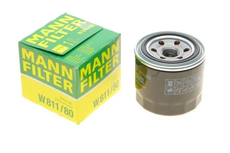 Фільтр масляний Mazda, Hyundai, Ford під бензин MANN W811/80