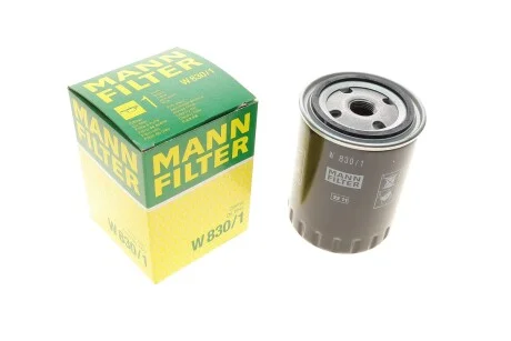 Фільтр масляний (вир-во) MANN W830/1