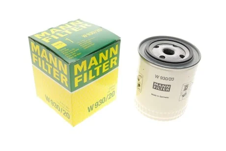 Фільтр масляний LR RANGE ROVER I, II 75-02 (вир-во) MANN W930/20